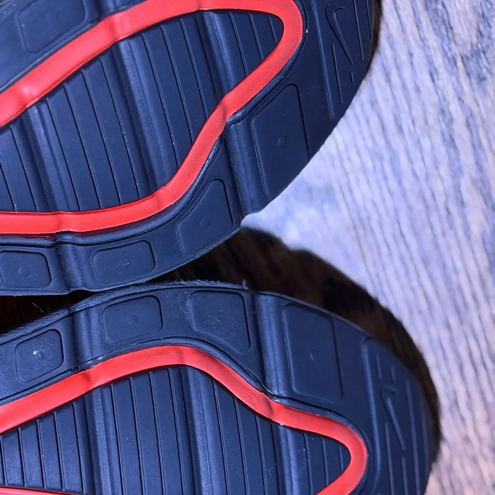 "Nike Air Max 270 Reflective Safari Men's Shoes Black Red BQ6525-001 Sz 10 - Picture 8 of 9